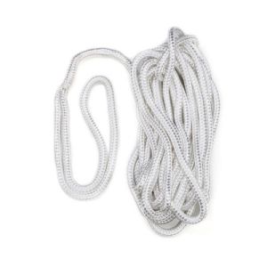 SPLICED BRAIDED ROPE HIGH TENACITY WITH EYE WHITE COLOR — F4518012 TREM
