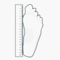 Measure foot length