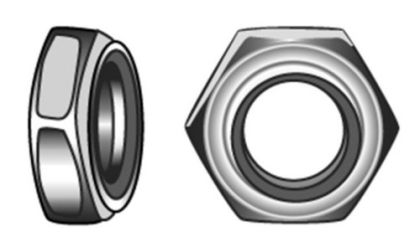 ГАЙКА ШЕСТОСТЕН САМОЗАКОНТРЯЩА СЕ DIN985 - M10 mm, A4 - 2 бр — 90985410 MTECH