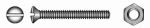 SLOTTED RAISED COUNTERSUNK HEAD SCREW WITH NUT - 8x80 mm — 9096448 80 MTECH