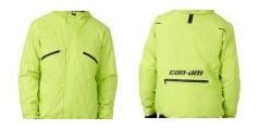 CAN-AM MEN`S SEIL PACKABLE JACKET GREEN — 4409680970 BRP