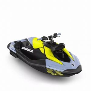 ВОДЕН ДЖЕТ SPARK 1UP TRIXX 90 (Vapor Blue and Neon Yellow) — 65RD SEA-DOO