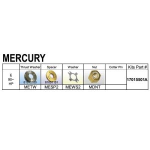 PRESSED-IN PROP KITS — 17015501A ME-PKT SOLAS